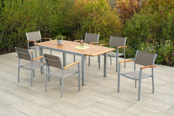 4033662984049-1 Merxx Naxos Set 7tlg. Ausziehtisch
