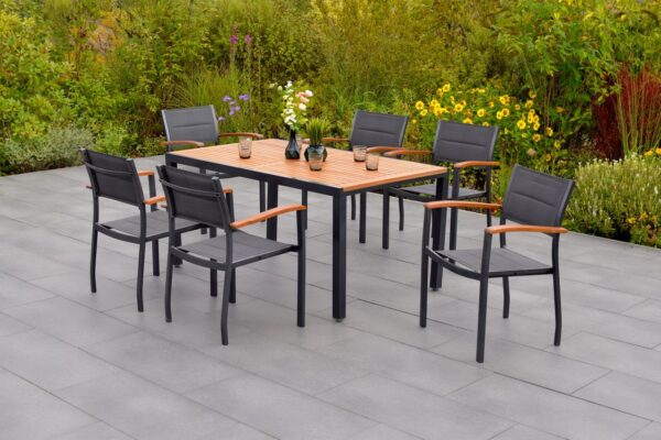 Merxx Paxos Set 7tlg. Tisch 150x90 cm