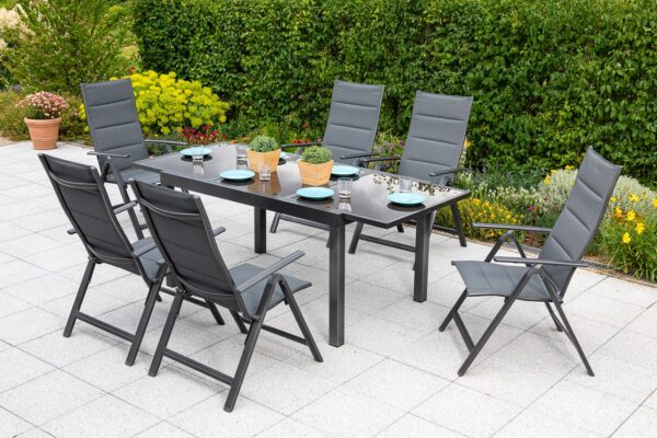 4033662989860-1 Merxx Taviano Set 7tlg. Ausziehtisch