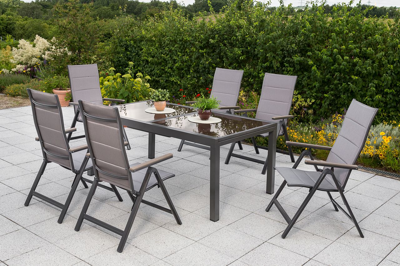 Merxx Trivero Set 7tlg. Ausziehtisch
