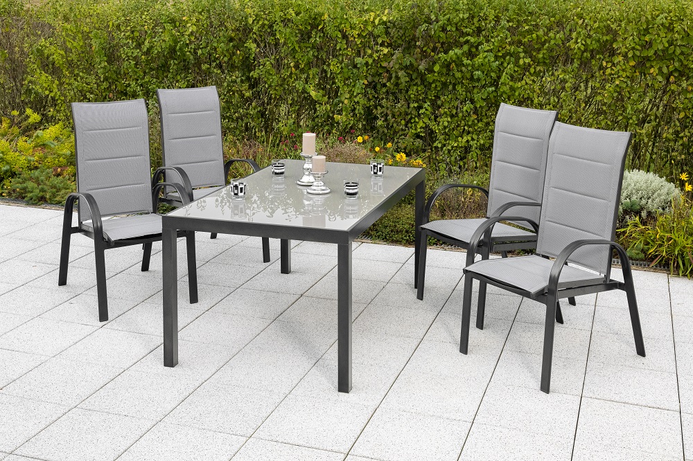 Merxx 5tlg. Marini Set Tisch 150×90 cm