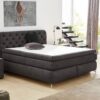 Boxspringbett anthrazit Liegefläche B/L: ca. 180x200 cm
