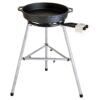 PaellaWorld International Paella Set 2: Gusseisenpfanne 50 cm, 2 – Ring – Brenner, 11, 4 kw, Windschutz