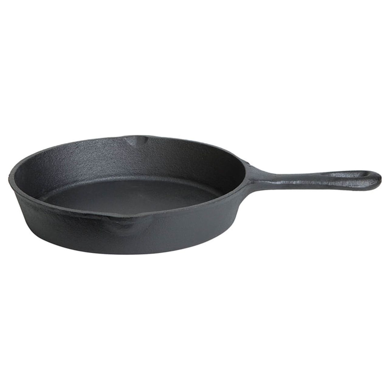 Allgrill Gusseisen – Pfanne mit Stiel, rund, schwarz, 20 cm, 1, 0 l