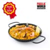 PaellaWorld International Paella World Emaillierte Paellapfanne, beste Brat – und Kocheigenschaften