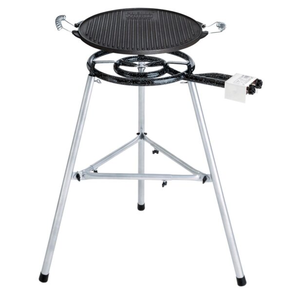 PaellaWorld International Paella World Paella – Grill – Set 1 inkl. Grillplatte aus Gusseisen