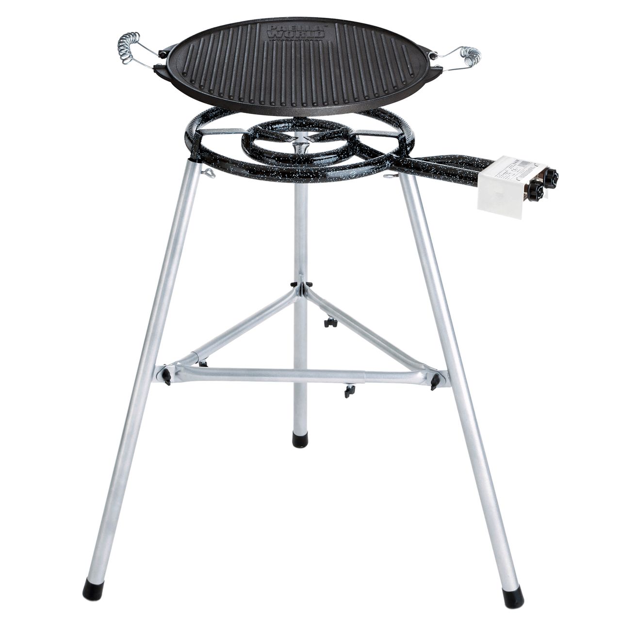 PaellaWorld International Paella World Paella – Grill – Set 1 inkl. Grillplatte aus Gusseisen