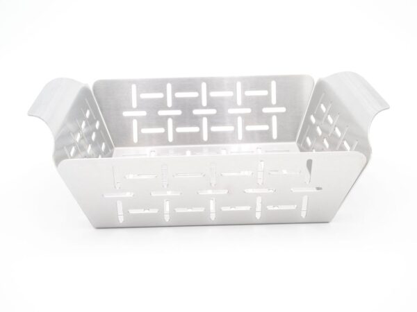 PaellaWorld International Paella World Allgrill® Edelstahl – Grillkorb 19x24x5, 5 cm inkl. Griffen