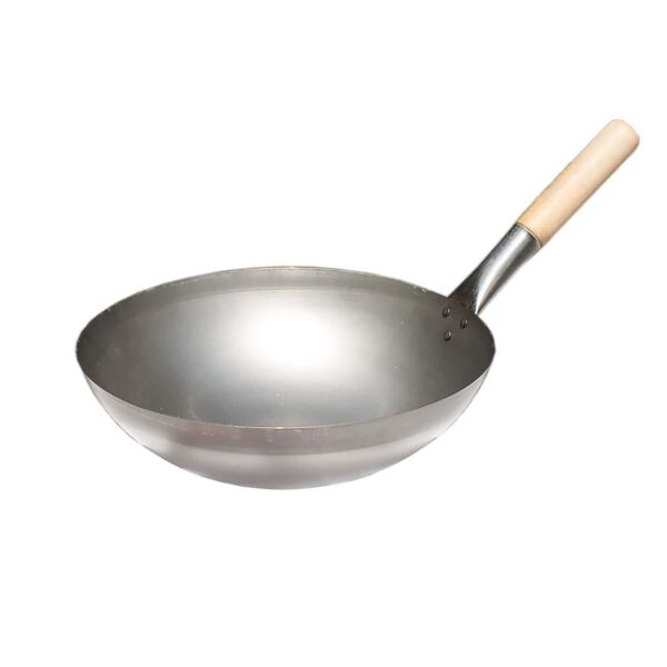 PaellaWorld International Paella World Original chinesischer Wok mit Holzgriff, Ø 35 cm