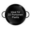 4041571222220-4 PaellaWorld International Paella World Original spanische Paella Pfanne Typ Valenciana 65cm emailliert