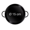 PaellaWorld International Paella World Original spanische Paella Pfanne Typ Valenciana – emailliert, 15, 0 cm Durchmesser