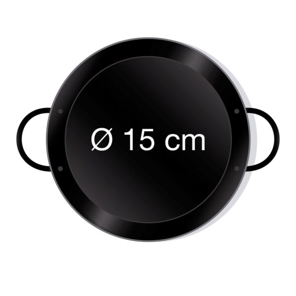 PaellaWorld International Paella World Original spanische Paella Pfanne Typ Valenciana – emailliert, 15, 0 cm Durchmesser