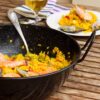 PaellaWorld International Paella World Vielseitige Beilagenschale, 18cm Durchmesser, 0, 6l Volumen, emailliert