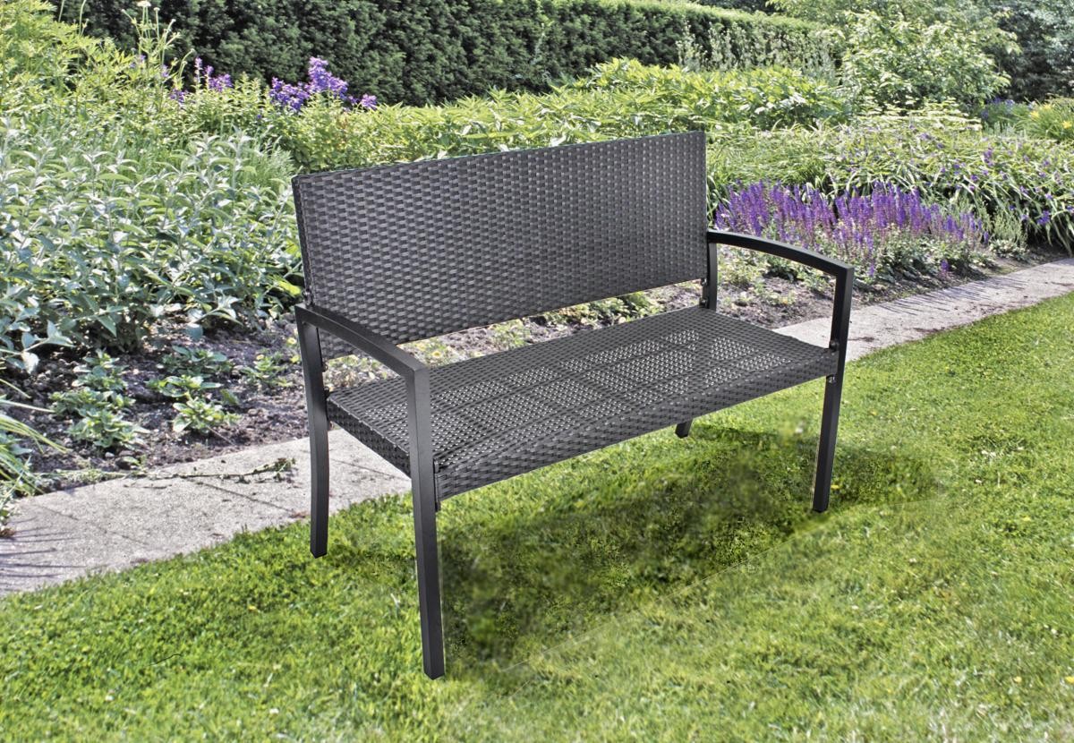 Garden Pleasure Harms Parkbank SANREMO, schwarz