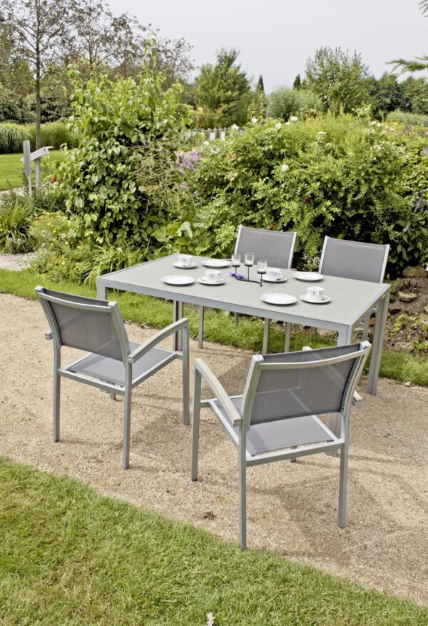 Garden Pleasure Harms Stapelstuhl GRACE, 4er Set