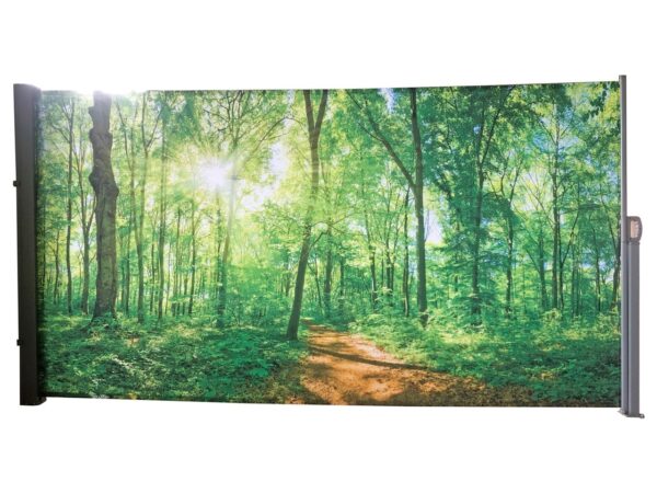 Garden Pleasure Seitenmarkise, Motiv Waldlichtung
