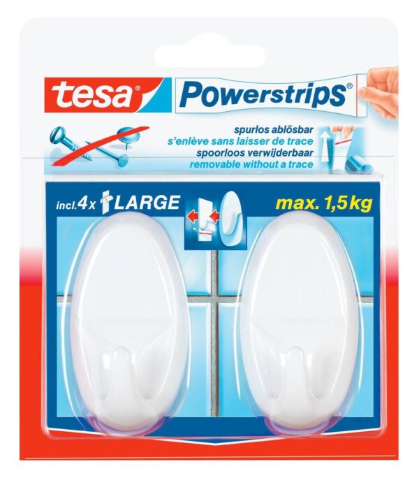 Powerstrips weiß Kunststoff B/H/L: ca. 36,8x69,4x22,9 cm Powerstrips weiß Kunststoff B/H/L: ca. 36,8x69,4x22,9 cm