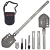 Berger & Schröter Klappspaten Outdoor Schaufel Multifunktionsspaten Klappbar Garten Wandern Camping