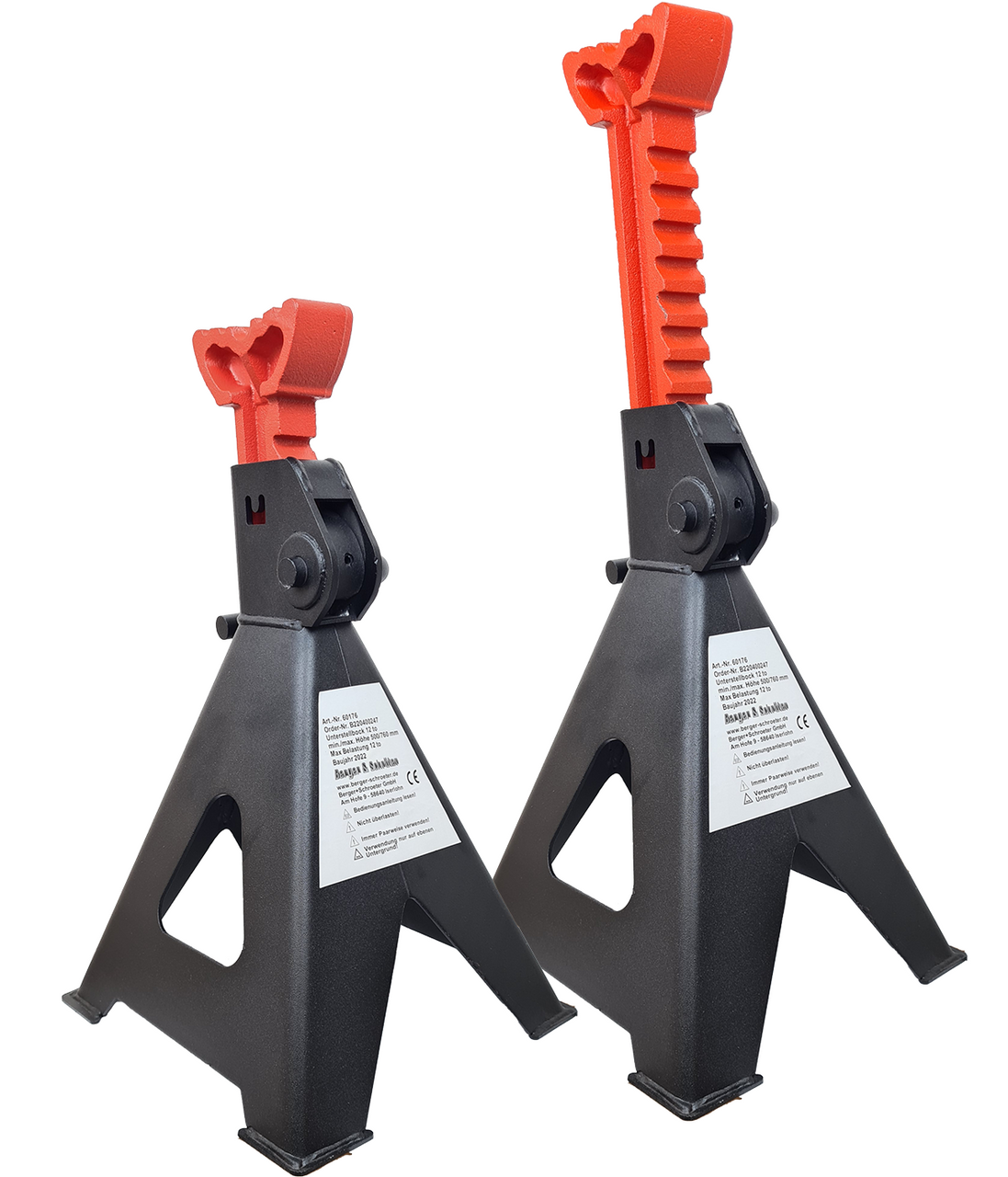 Berger & Schröter Unterstellbock 12 t, Paar