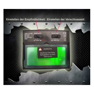 4043722017525-2 mauk Automatik Schweißhelm Serie "Advanced", Black Shield
