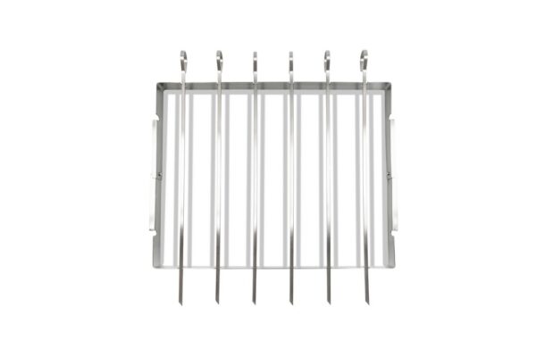 GRILLGOURMET Edelstahl – Grillspieße – 6er – Set