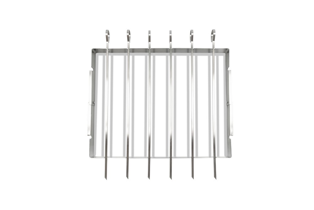 GRILLGOURMET Edelstahl – Grillspieße – 6er – Set