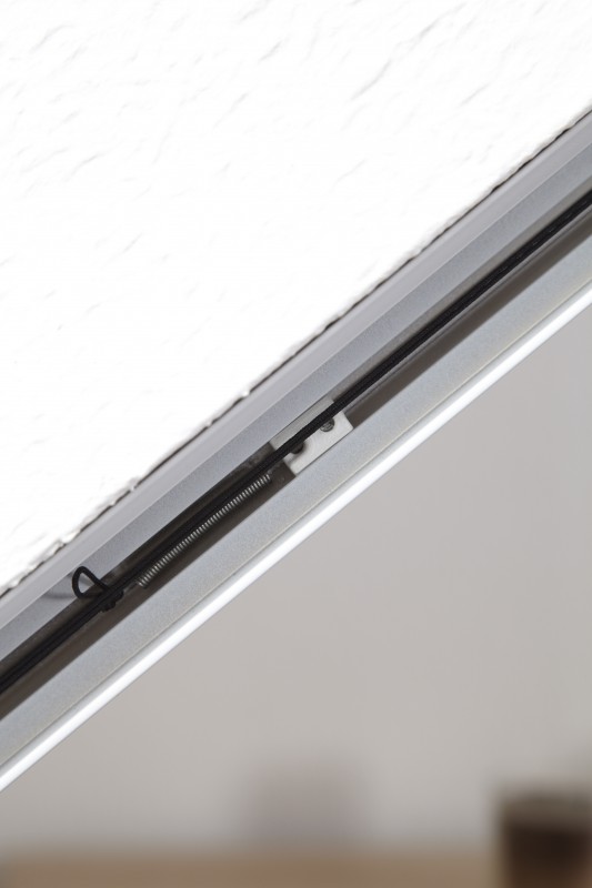 Hecht Insektenschutz Dachfenster Plissee 80x160cm weiß