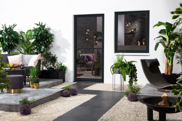 Hecht Fensterbausatz "MASTER SLIM" 150x160 cm in Anthrazit