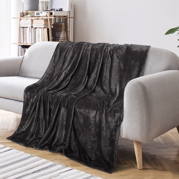 BELLA CASA Flanelldecke "Angorina" – ca. 150 x 200 cm