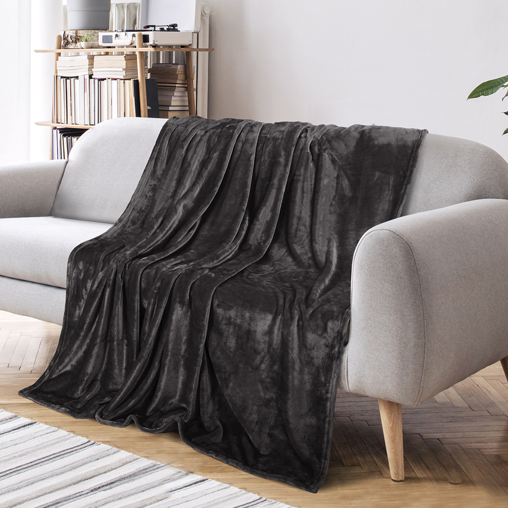 BELLA CASA Flanelldecke „Angorina“ – ca. 150 x 200 cm