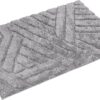 Tuffi Badematte silber Polyester B/L: ca. 60x90 cm
