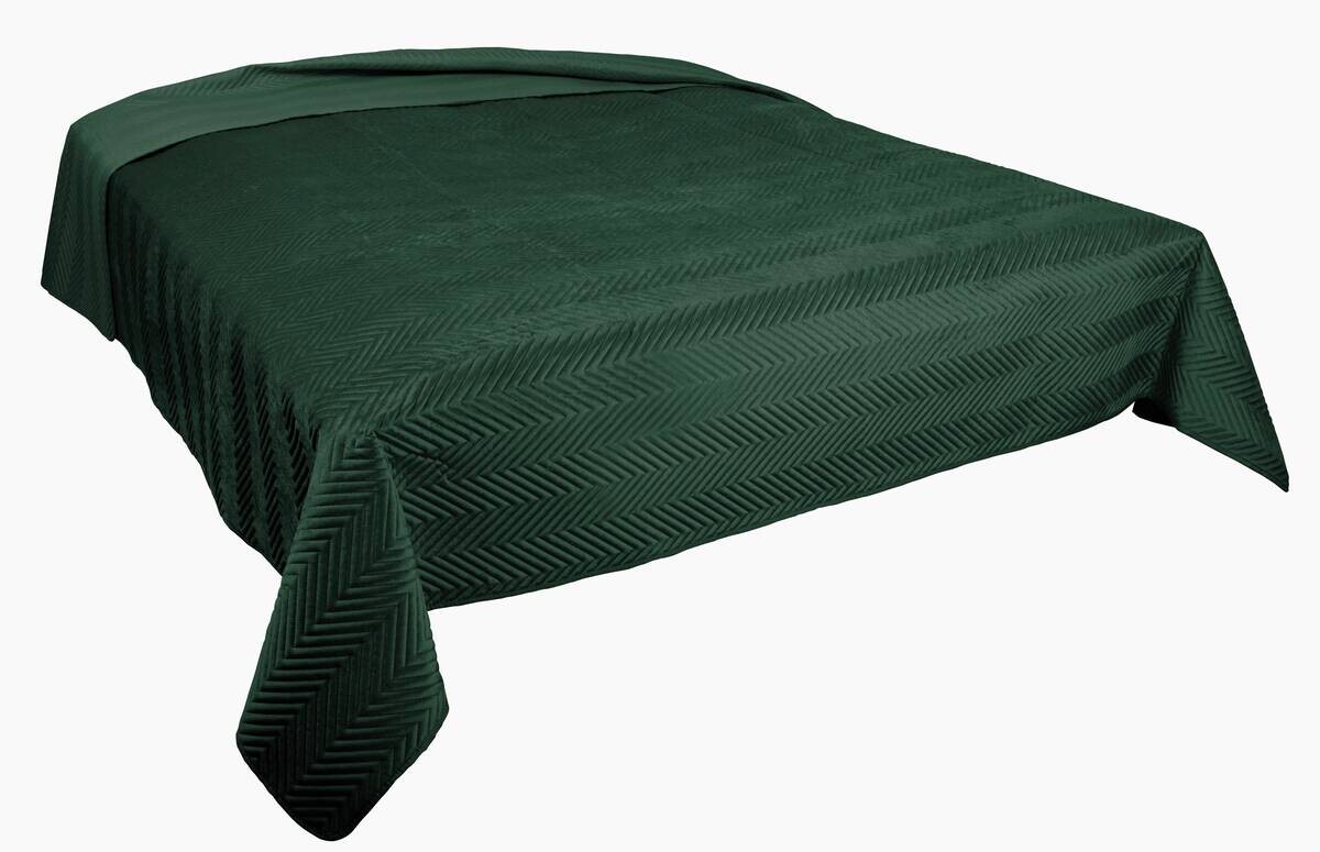 Tagesdecke grün Polyester B/L: ca. 220x240 cm