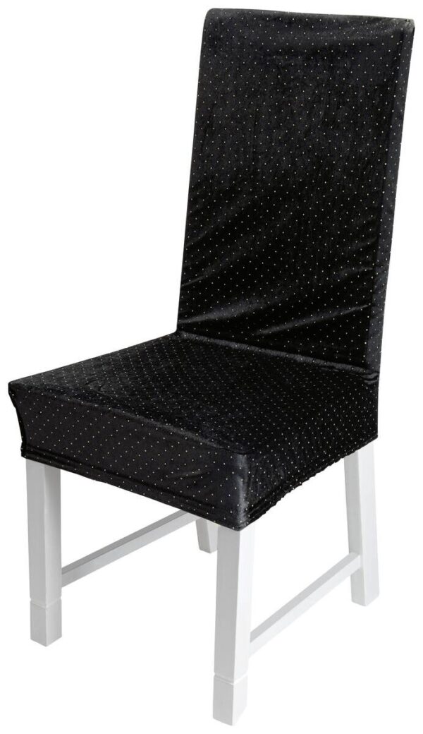 Stuhlhusse schwarz Polyester B/H/L: ca. 45x60x40 cm
