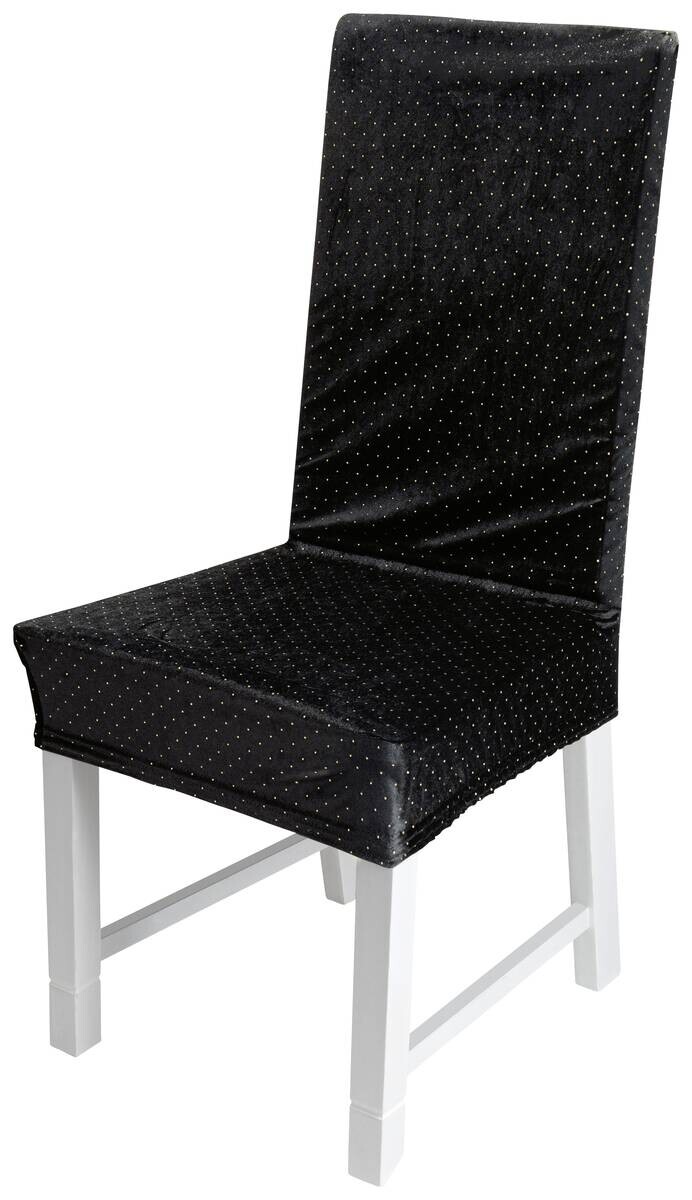 Stuhlhusse schwarz Polyester B/H/L: ca. 45x60x40 cm