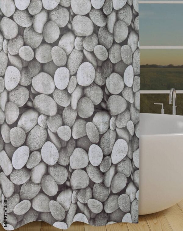 Acus Duschvorhang Stone Polyester B/L: ca. 180x200 cm Acus Duschvorhang Stone Polyester B/L: ca. 180x200 cm
