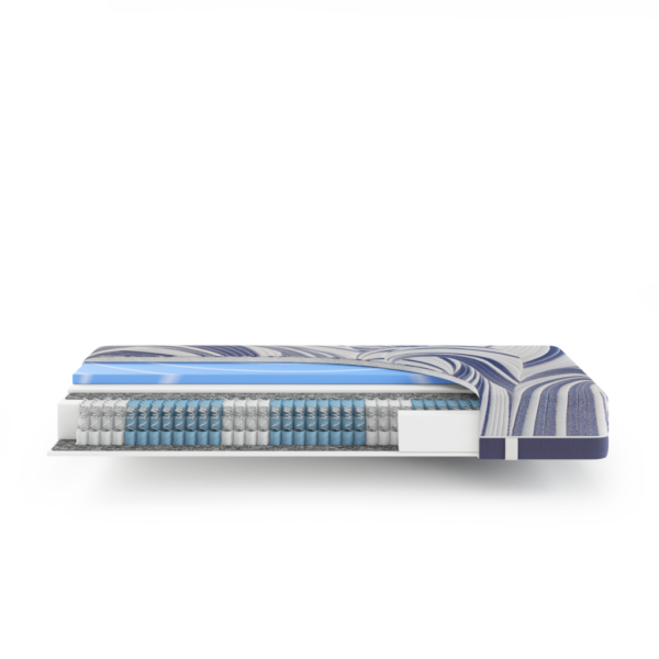 4046277629700-1 HN8 7 – Zonen Taschenfederkernmatratze mit int. Gelschaum – Topper Ocean Clean TFK / 100x200 / H4