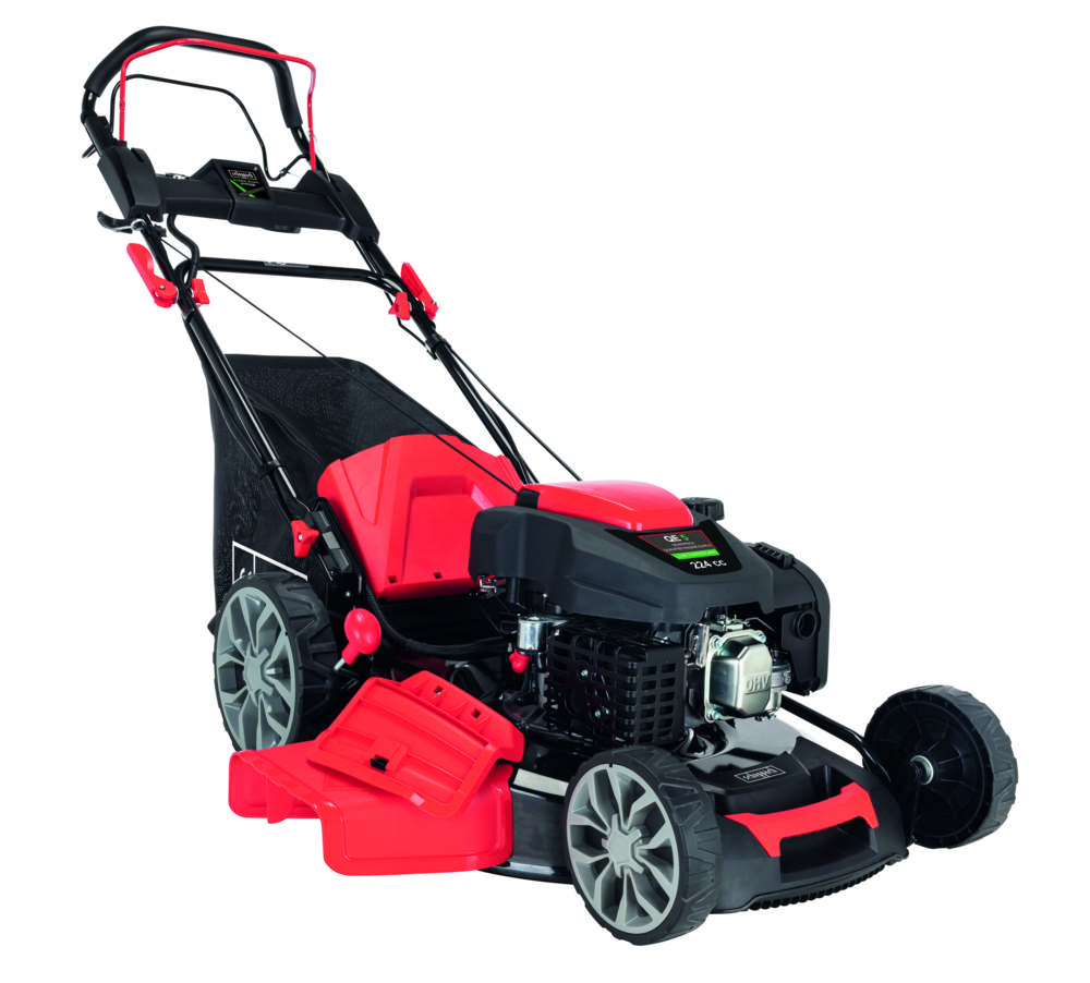Scheppach Benzin Rasenmäher mit E – Start MS226 – 56E SE, 6 PS/4, 4kW