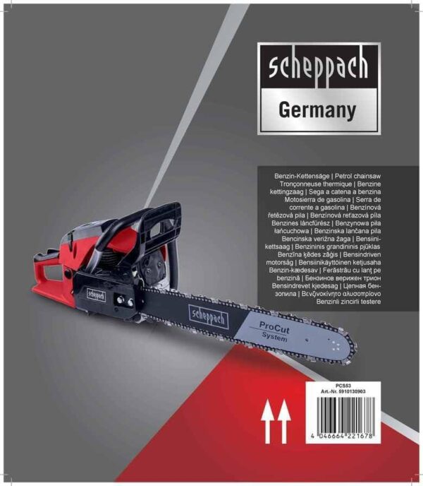 Scheppach Benzin – Kettensäge PCS53