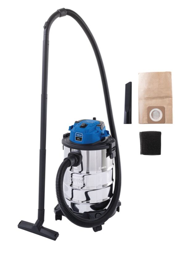 Scheppach Elektro Nass – Trockensauger 25 L VC25