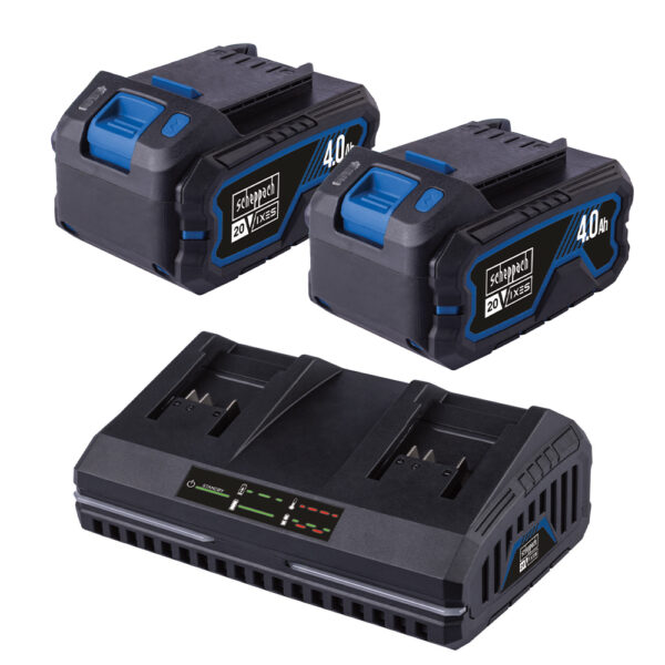 Scheppach 4in1 Akku – Multifunktionsgerät "brushless" BC – MFH400 – X SET L2