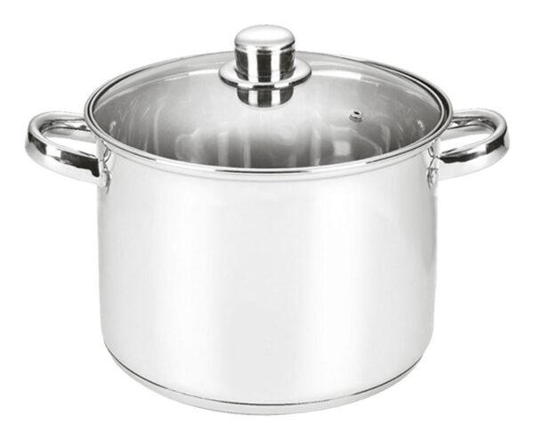 MICHELINO Großraumtopf silber Edelstahl D: ca. 30 cm