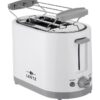 LENTZ Toaster 74273 weiß hellgrau Kunststoff Metall LENTZ Toaster 74273 weiß hellgrau Kunststoff Metall