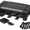 MICHELINO Raclette 74381 schwarz B/H/T: ca. 41x12x21 cm