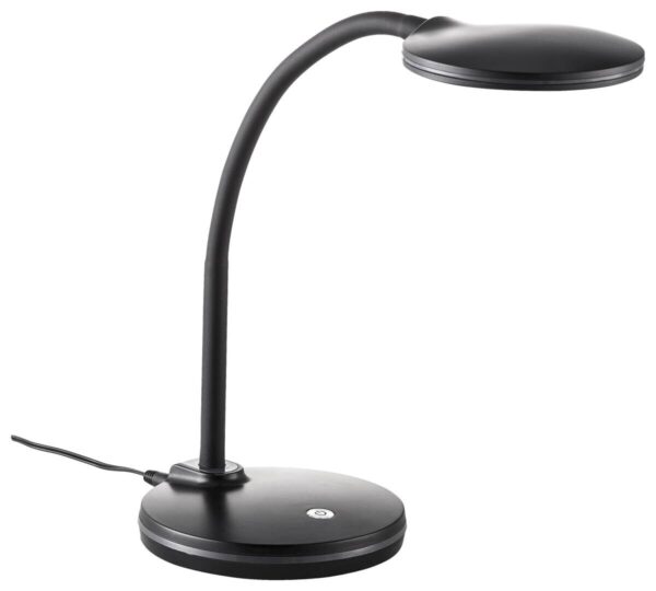 Nowa LED-Tischleuchte 52290108 schwarz Kunststoff H/D: ca. 35x18 cm 1 Brennstellen