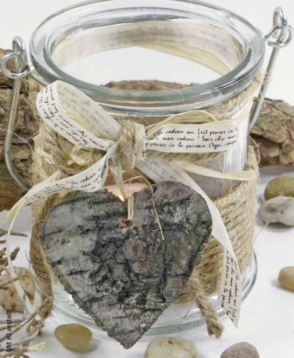 Windlicht natur Glas Windlicht natur Glas