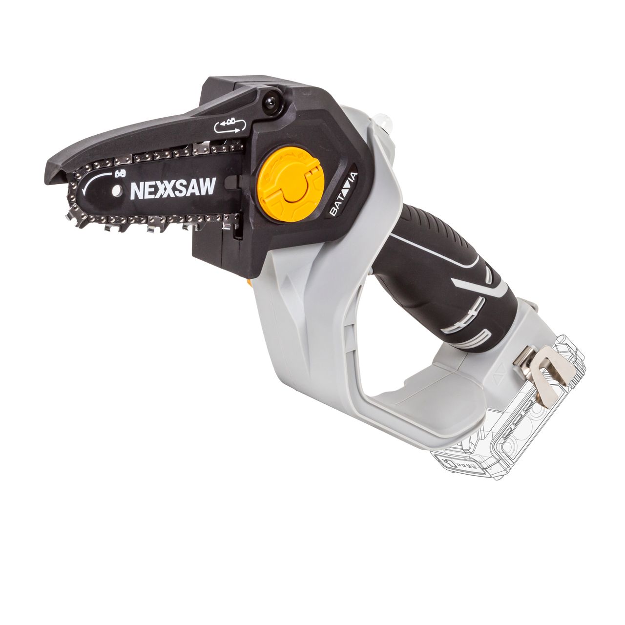 Batavia 18V Nexxsaw V3 Akku – Einhand – Kettensäge