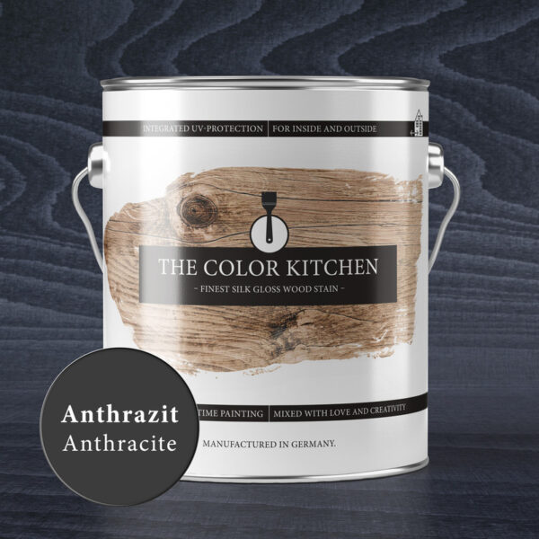 The Color Kitchen A.S. Création – The Color Kitchen Holzlasur Anthrazitgrau 2, 5L