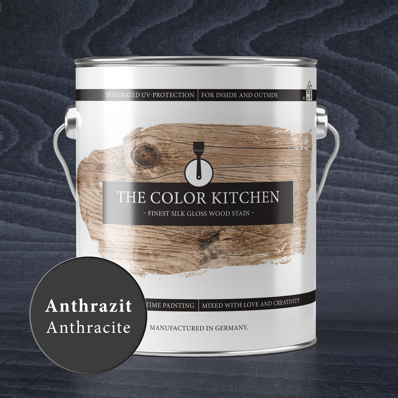The Color Kitchen A.S. Création – The Color Kitchen Holzlasur Anthrazitgrau 2, 5L