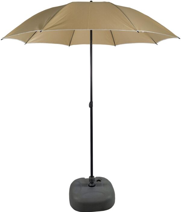 VCM Strand – Sonnenschirm Ø 1, 8m Taupe