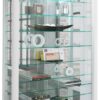Vitrine Vitrosa weiß Holzwerkstoff Glas B/H/T: ca. 59x91x18 cm